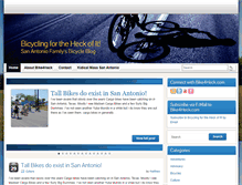 Tablet Screenshot of bike4heck.com